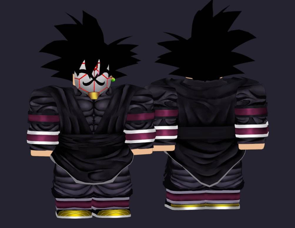 hand painted goku black
