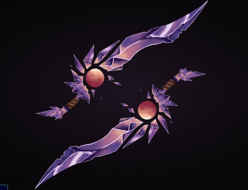 handpainted prysmatic sword